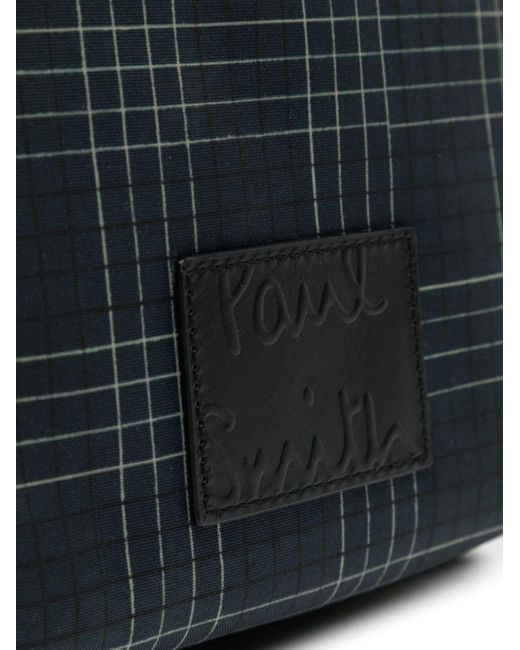 Sacoche texturée à détail de patchs Paul Smith pour homme en coloris Black
