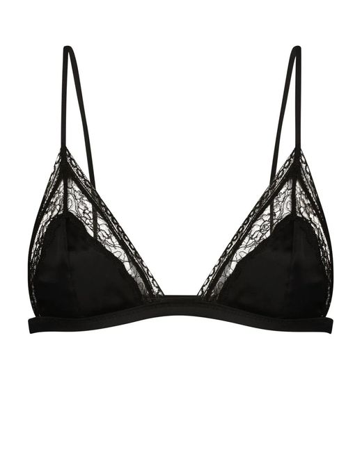 Kiki de Montparnasse Black Tiered Lace Bra