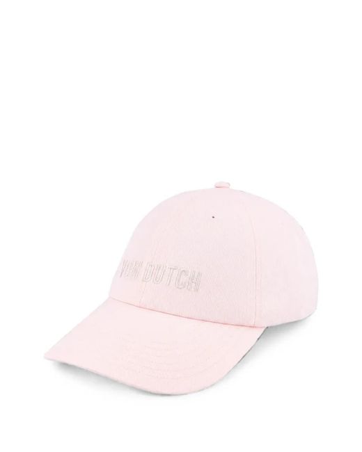 Von Dutch Pink Embroidered-Logo Baseball Cap for men