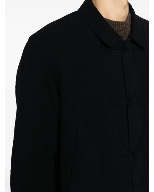 Undercover Wollen Jack Met Brede Kraag in het Black voor heren