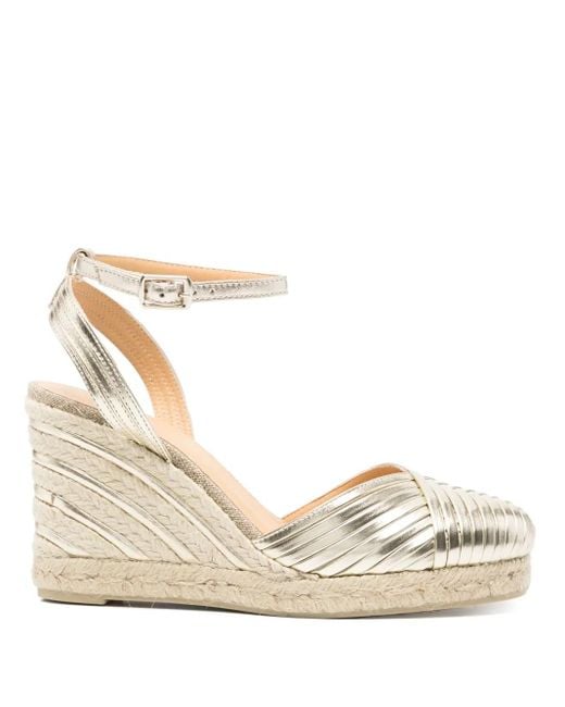 Espadrilles Cocoa 90Mm di Castaner in Natural