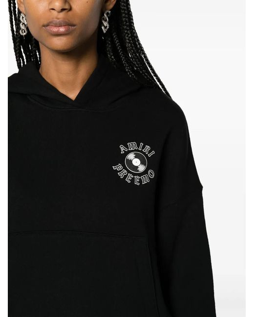 Amiri Black Logo Hoodie