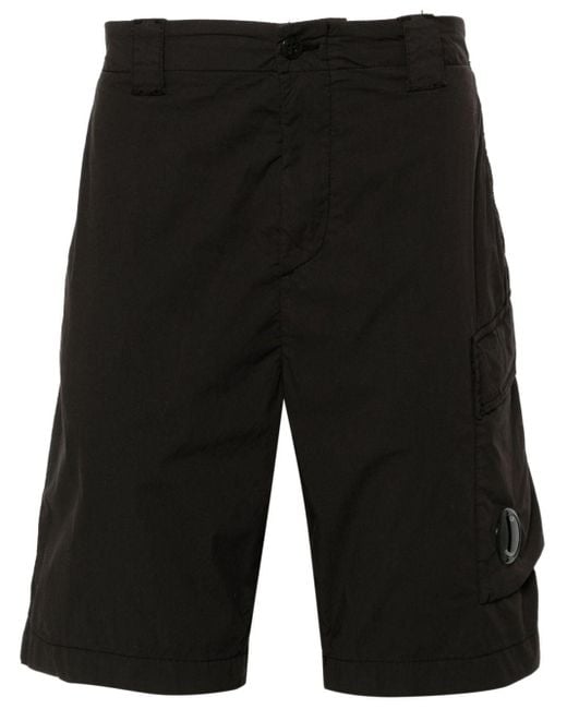 C P Company 50 Fili Shorts mit Lens-Detail in Black für Herren