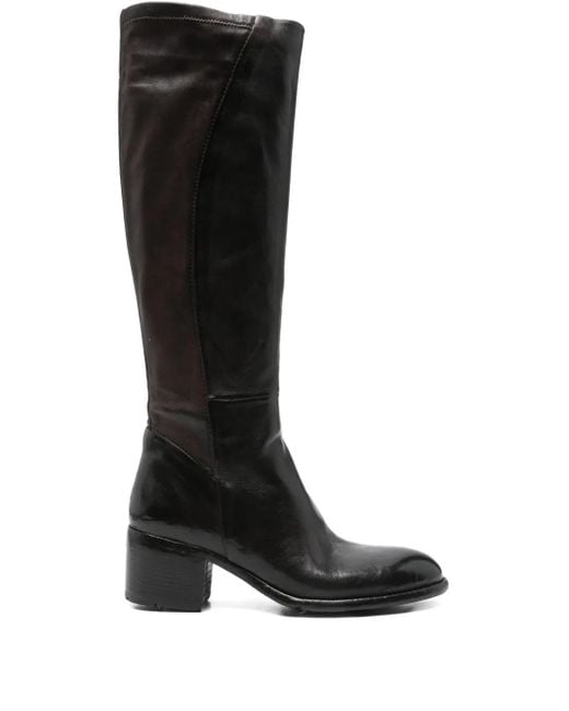 Botas con tacón grueso de 60 mm LEMARGO de color Black