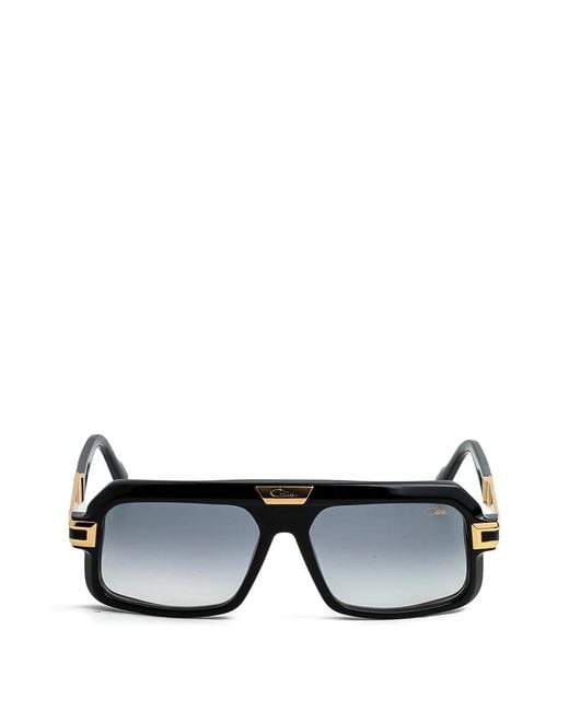 Cazal Black 8051 Square-Frame Sunglasses
