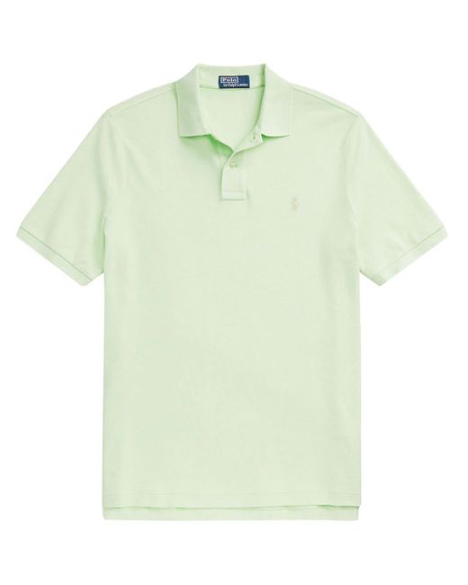 Polo Ralph Lauren Green Polo Pony-embroidered Cotton Polo Shirt for men