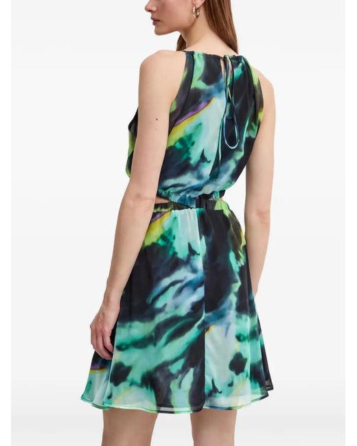 Morgan Blue Rlizy Cut-Out Mini Dress