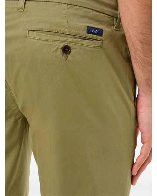 メンズ Fay Narrow-leg Trousers Green