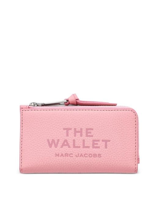 Marc Jacobs Pink Leather Zip Wallet