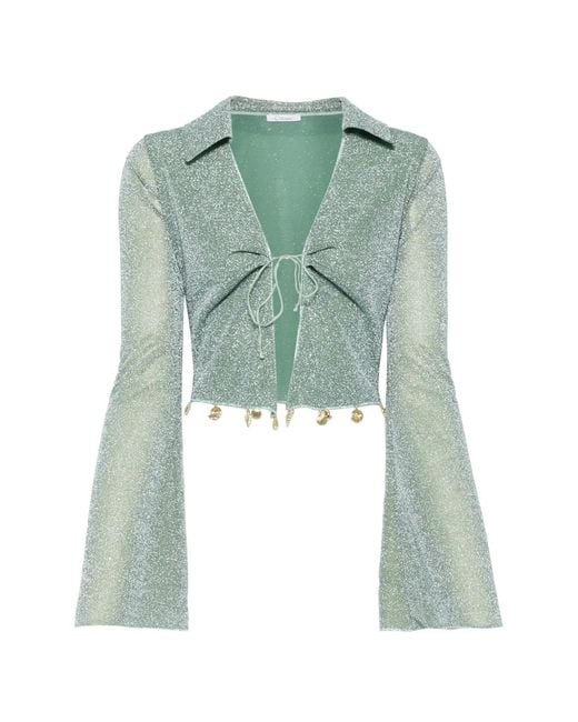 Oseree Green Lumiere Charm Shirt