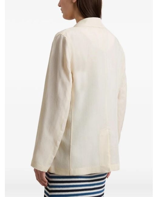 Woolrich White Patch-Pocket Blazer