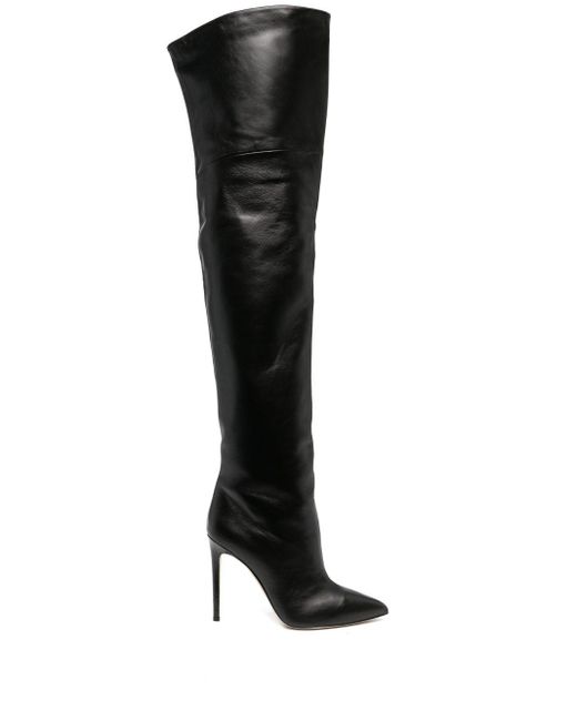 Paris Texas Black 115mm Over-the-knee Boots