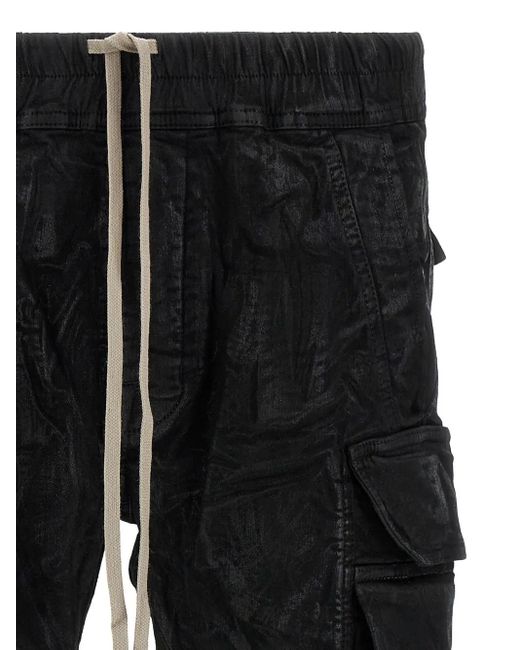 Rick Owens Black Mastodon Cut Trousers for men