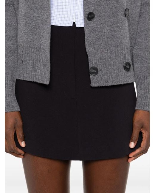 Pantalones cortos de vestir de talle alto Ottod'Ame de color Black