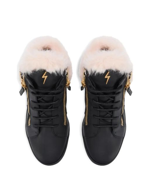 Giuseppe Zanotti Black Kriss Zip-Fastening Sneakers