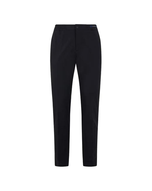 Paul & Shark Blue Elasticated-Waistband Skinny Trousers for men