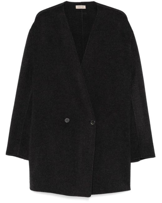 Fear Of God Black Lapelless Blazer for men