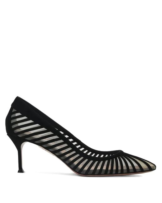 Aquazzura メッシュ パンプス 65mm Black