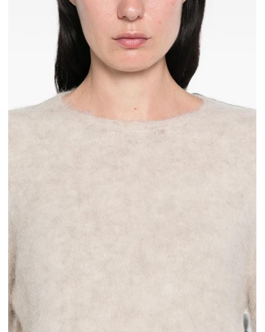Pull À Effet Brossé AROVESCIO en coloris Natural