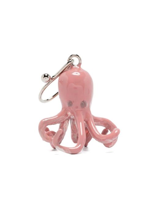 Marni Pink Octopus-Motif Earrings for men