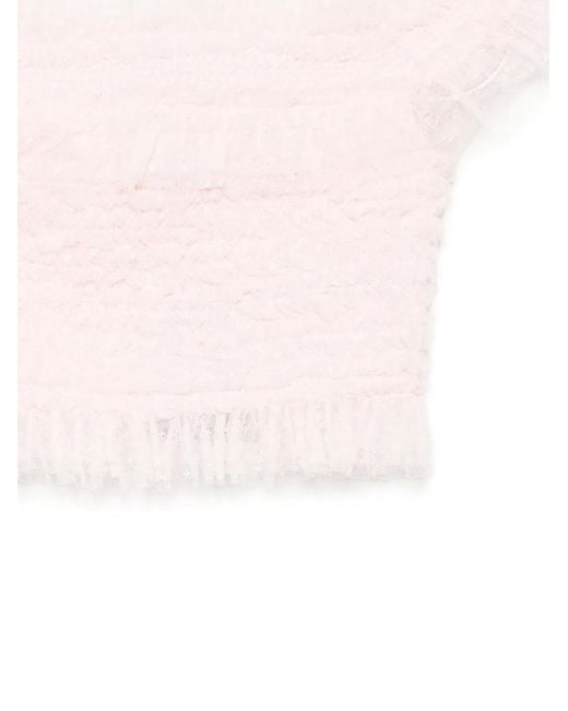 Needle & Thread Pink Hattie Off-Shoulder Top