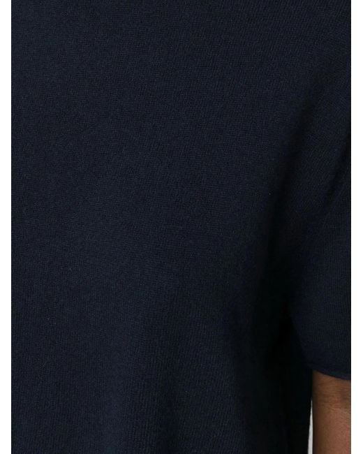 Top de punto con manga corta Lisa Yang de color Black