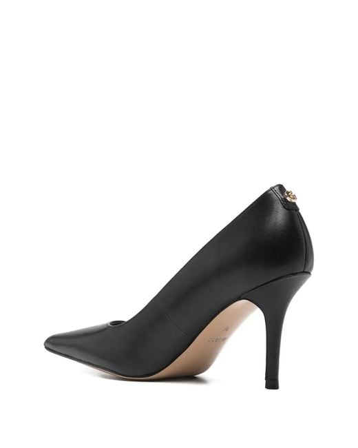Guess Black Pointed Heeled Pumps
