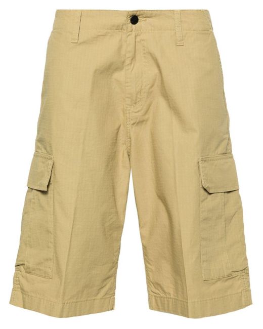 Carhartt Low Waist Ripstop Cargo Shorts in het Natural voor heren