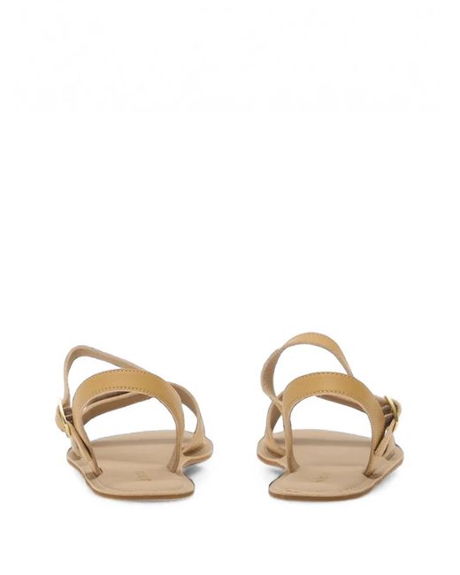 Be Lenka Metallic Barefoot Touch-Strap Flat Sandals