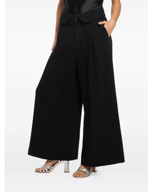 Cinq À Sept Black Lorena Buckled Trousers