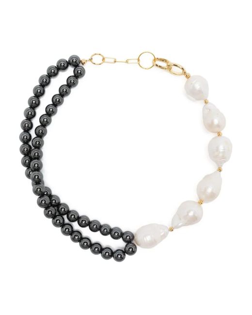 Atu Body Couture White X Shir Fine Jewellery Pearl-Embellished Necklace