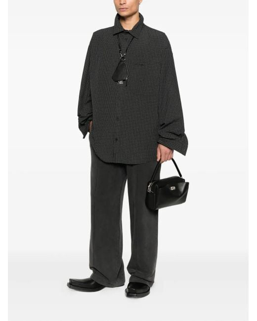 Balenciaga Black Rodeo Messenger Bag for men