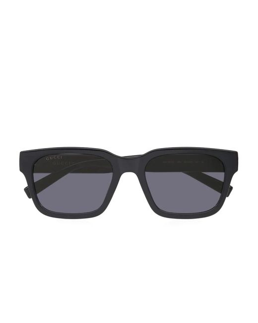 Gucci Gray Square-Frame Sunglasses for men