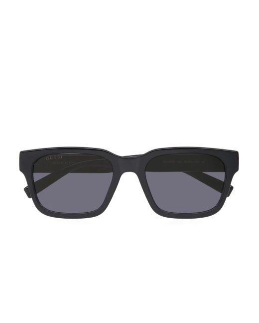 Gucci Gray Square-Frame Sunglasses for men