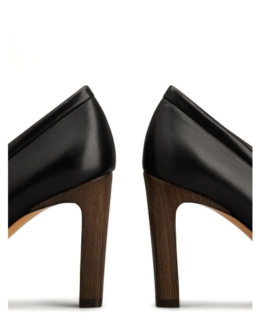 Tod's Black Leather Pumps