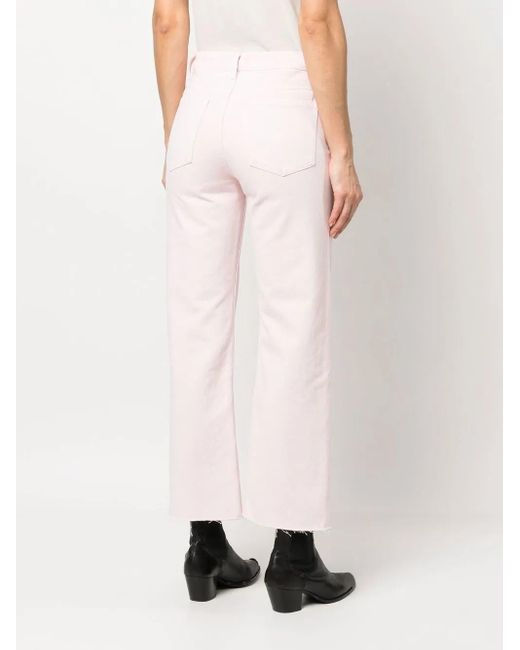 Vaqueros rectos capri IRO de color White