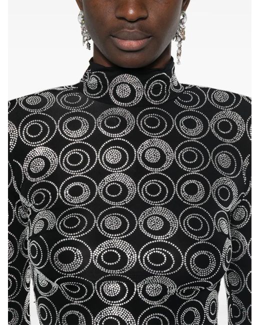 The New Arrivals Ilkyaz Ozel Catroux ボディスーツ Black