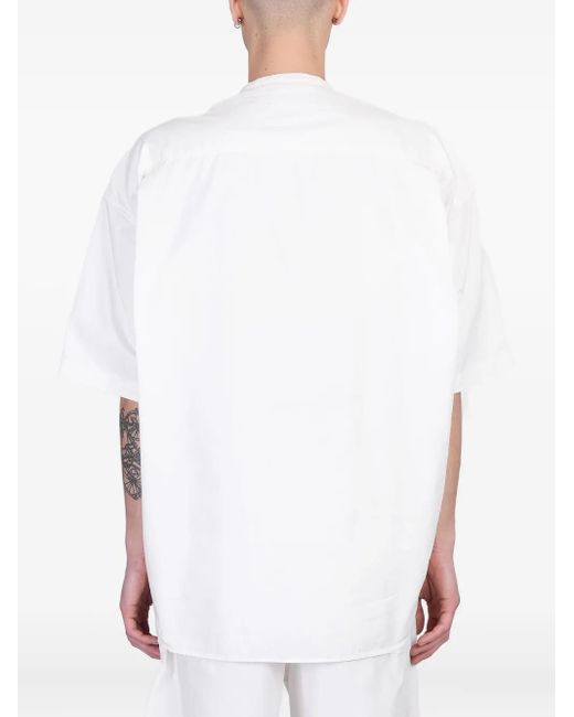 Maison Mihara Yasuhiro White Cotton Shirt for men