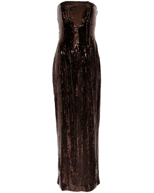 retroféte Black Ember Sequinned Dress