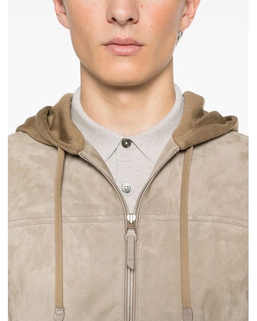 Tom Ford Natural Suede Bomber Jacket for men