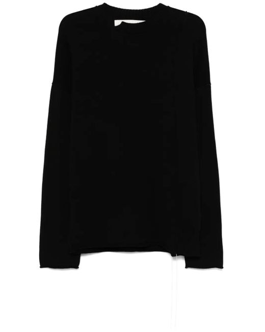 メンズ Isabel Benenato コットン プルオーバー Black