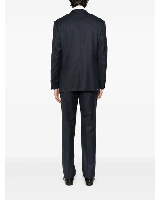 Canali Black Single-Breasted Suit for men