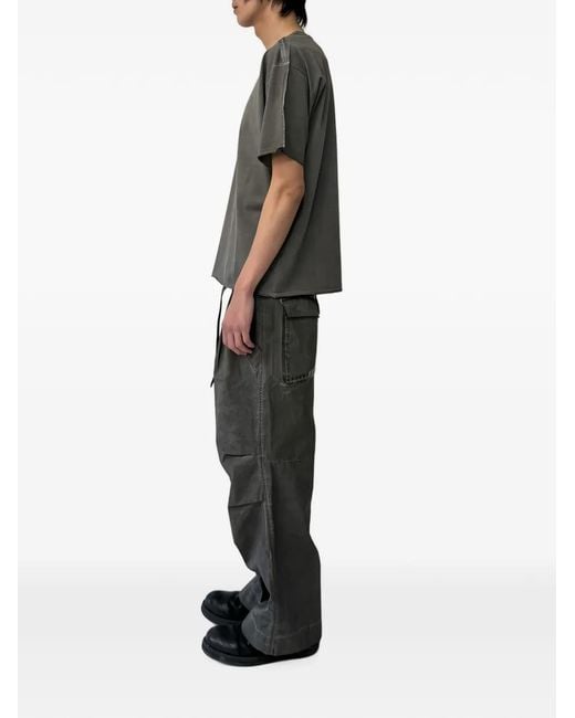 SAN263-1 Black Taped-Seam T-Shirt for men