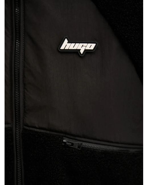Giacca Con Inserti di HUGO in Black
