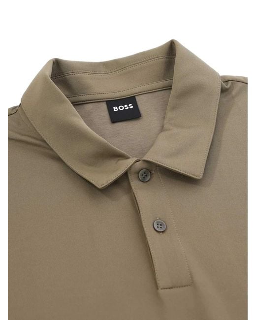 Boss Green Polo À Col Boutonné for men