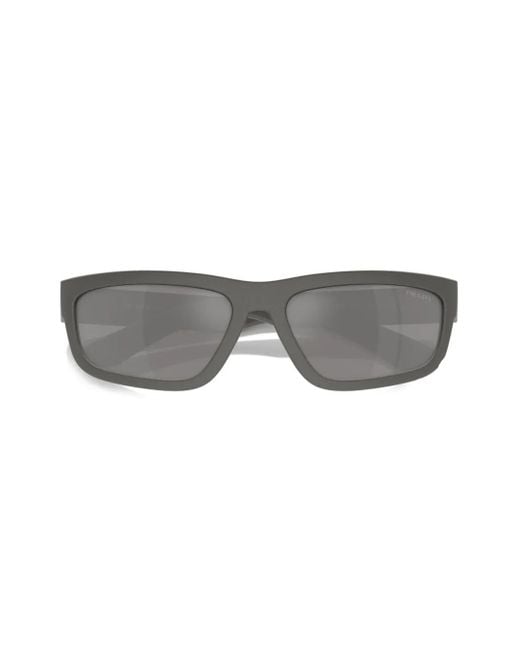 Prada Linea Rossa Gray Linea Rossa Sunglasses for men
