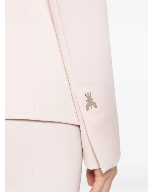 Patrizia Pepe Pink Single-Breasted Blazer