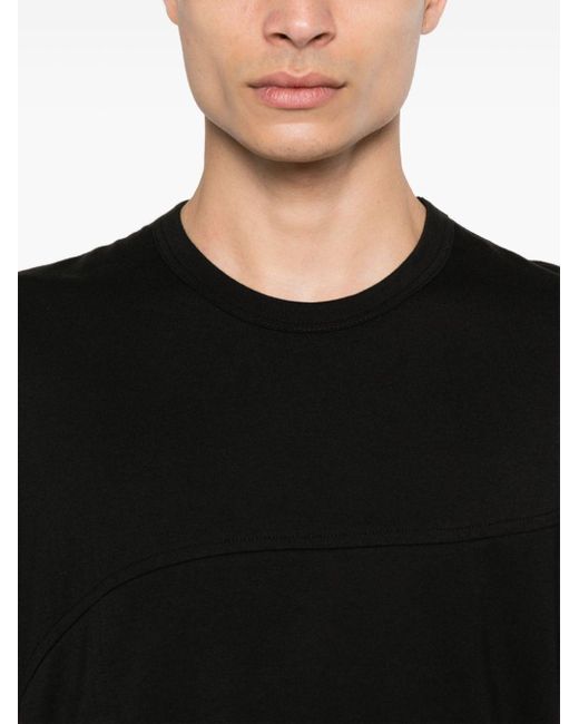 T-shirt en coton à empiècements Comme des Garçons pour homme en coloris Black