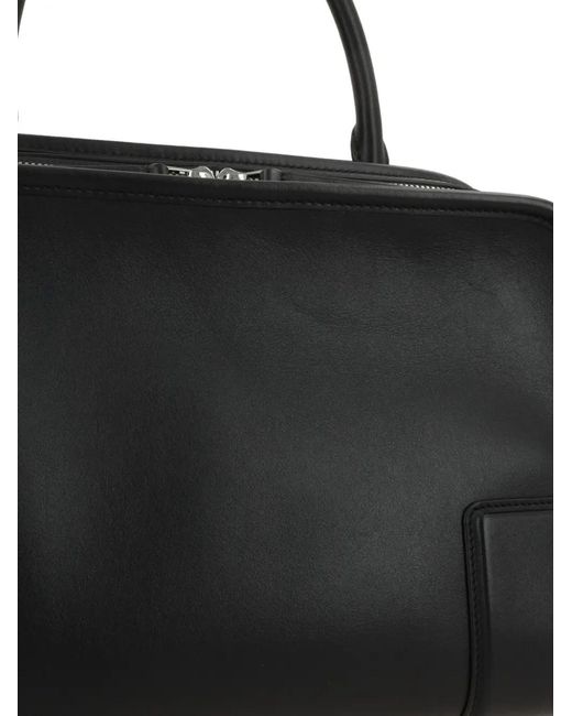 Loewe Black Amazona Smooth Leather Tote Bag
