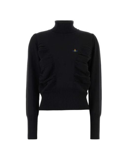 Vivienne Westwood Black Pamela Ruched Sweater